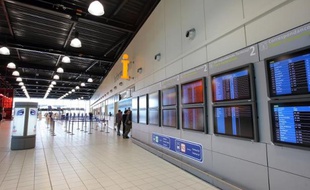 L'aéroport Roissy-Charles-de-Gaulle près de Paris, le 3 septembre 2008