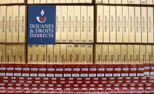 Illustration de cigarettes de contre=bande.