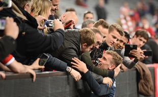 L'attaquant de l'Atletico Antoine Griezmann, le 3 mai 2016, à Munich.