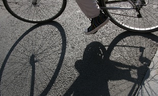Un cycliste. Illustration.
