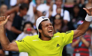 Jo-Wilfried Tsonga, le 19 janvier 2009 à Melbourne
