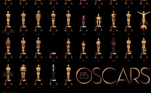 Une partie de l'affiche des Oscars 2013.