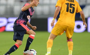Frédéric Guilbert, le défenseur des Girondins, lors du match contre le Kairat Almaty, le 20 août 2015.