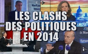 Capture d'écran vidéo 20 Minutes, les clashs politiques en 2015