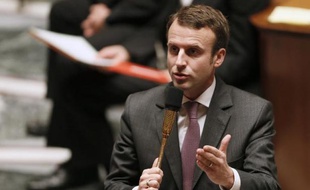 Le ministre de l'Economie, Emmanuel Macron, le 17 décembre 2014