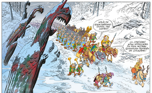 case extraite de la BD Astérix et le Griffon