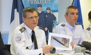 Le directeur départemental de la sécurité publique Jean-Christophe Bertrand.