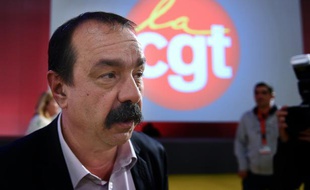 Philippe Martinez (CGT) le 22 avril 2016 à Marseille