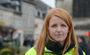 Ingrid Levavasseur, figure des «gilets jaunes», photographiée le 15 janvier 2019.