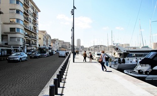 Image de synthèse. Le futur quai de Rive Neuve.