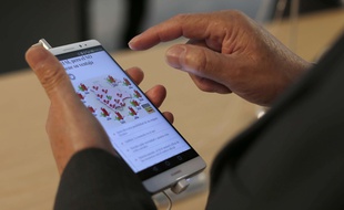 Illustration d'un smartphone Huawei