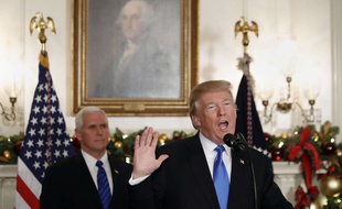 Donald Trump annonce mercredi 6 décembre depuis la Maison Blanche, la reconnaissance officielle par les Etats-Unis de Jérusalem comme capitale de l'Etat d'Israël.