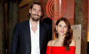 Les jeunes parents Camille Lacourt et Alice Detollenaere