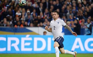 Mathieu Debuchy face à la Norvège, le 27 mai 2014