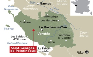 Selon l'autopsie, le décès de la fillette a eu lieu dimanche. Son corps a été retrouvé au domicile familial lundi à Saint-Georges de Pointindoux.