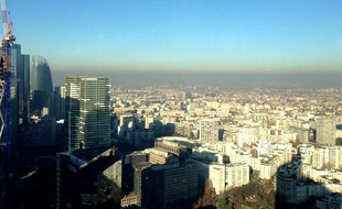 Du haut de la tour First dans le quartier de la Défense. Une photo d'Olie.