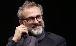 Le chef Massimo Bottura du restaurant l'Osteria Francescana (Modène, Italie) qui a a été sacré lundi 13 juin 2016, meilleur restaurant du monde 2016.