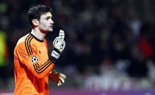 Hugo Lloris, au stade Gerland, le 14 février 2012.