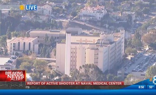 L'hôpital militaire de la Navy se trouve dans le centre-ville de San Diego