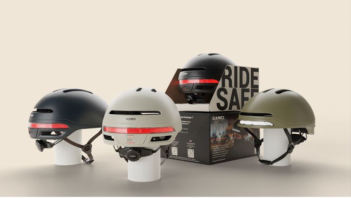 Le casque Remarquable de la start-up française Gamel Helmets.