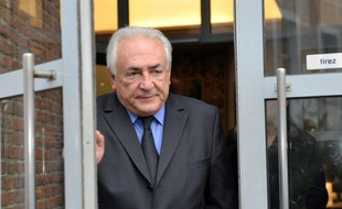 Dominique Strauss-Kahn lors du procès du Carlton de Lille, le 16 février 2015