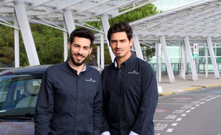 Les deux fondateurs de Blue Valet Benoît et Hugo Ricard.