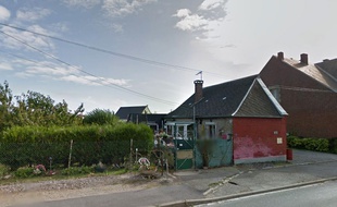 La maison où a été retrouvé le corps de l'enfant.