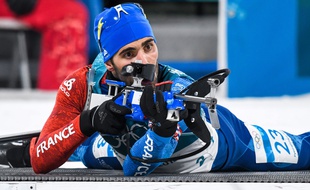 Le Français Martin Fourcade aux JO de Pyeongchang 2018, le 15 février 2018.