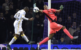 Le gardien de but Alban Lafont, l'un des derniers fleurons de la formation du TFC.