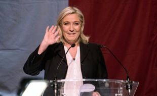 Marine Le Pen à Hénin-Beaumont le 6 décembre 2015