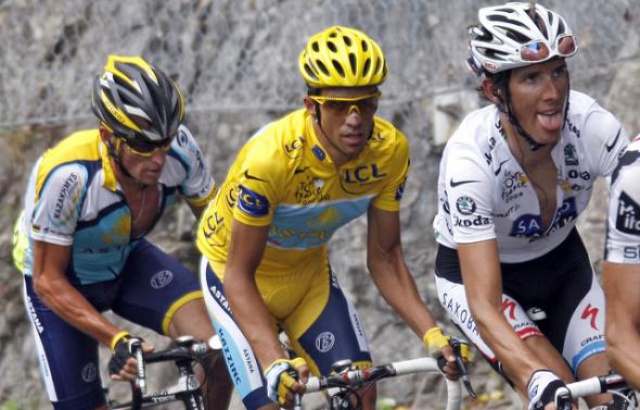 Gagnant Etape Tour De France 22 Juillet 2022 Contador assomme les Astana... Les Schleck font le show...