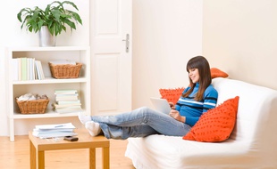 L'intérieur d'un appartement, illustration.