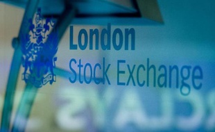 Le logo de la Bourse de Londres sur un bâtiment, en 2013