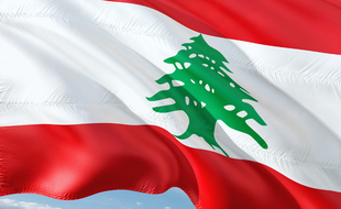 Le drapeau du Liban (illustration).