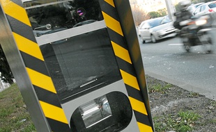 Un radar de vitesse installé à Nice.