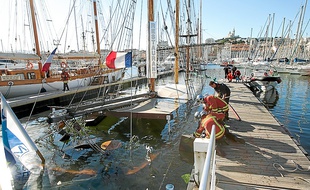 Le bateau-restaurant a coulé dans le Vieux-Port le 11 septembre.