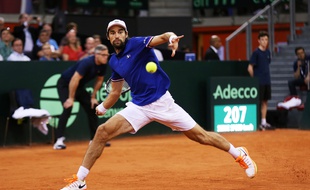 Jérémy Chardy fait souvent des ravages avec son coup droit sur la terre battue intérieure.