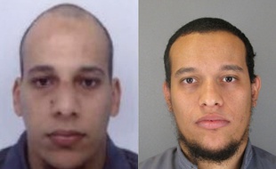 Les frères Saïd et Chérif Kouachi, recherchés par la police pour l'attaque terroriste contre «Charlie Hebdo».