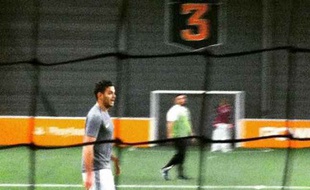 Hatem Ben Arfa lors d'un match d'urban foot en février dernier