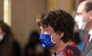 La ministre de la Culture Roselyne Bachelot, à Matignon le 11 février 2021.