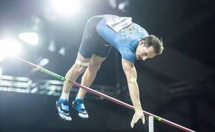 Renaud Lavillenie à Berlin le 13 février 2016.