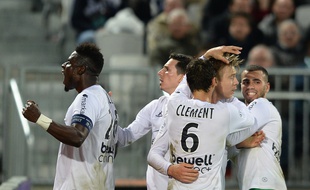 Les joueurs de Saint-Etienne, largement vainqueurs à Bordeaux, le 7 février 2016.