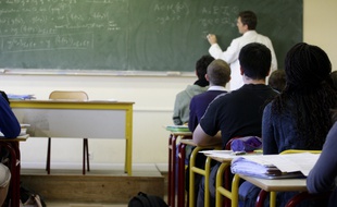 Un cours de mathématiques. Illustration