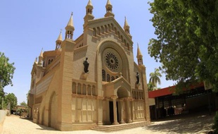 La cathédrale Saint-Matthieu le 15 mai 2014 à Khartoum