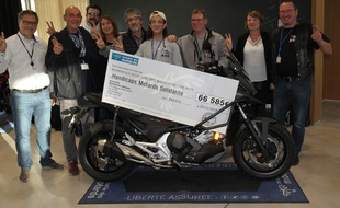 Les sommes versées par la Mutuelle des motards à l'association Handicaps Motards Solidarité, permettront notamment l'achat de véhicules adaptés.