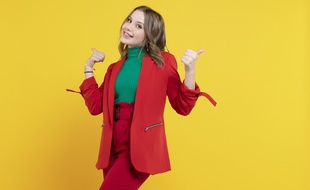 Carla, candidate de la France à l'Eurovision Junior 2019.