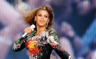 Beyoncé en concert en Allemagne en juillet 2018.