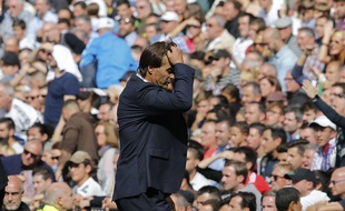 L'avenir de Julen Lopetegui à la tête du Real Madrid ne tient plus qu'à u fil après la défaite à domicile contre Levante, le 20 octobre 2018.