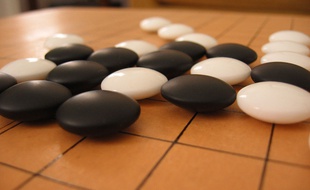 Jeu de go (illustration).
