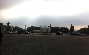 Place de la Concorde, à Paris, le 6 mai 2012.